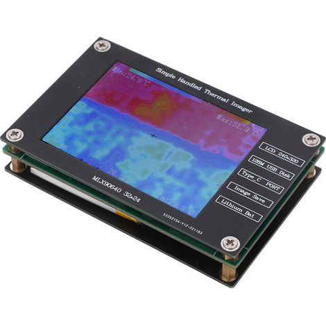 Digitale, tragbare Wärmebildkamera mit Infrarotsensor und multifunktionalem 2,8-Zoll-LCD-Bildschirm (1/5)
