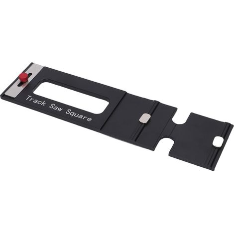 Équerre de scie circulaire sur rail, plaque de positionnement à angle droit en alliage d'aluminium pour outil de travail du bois (1/5)