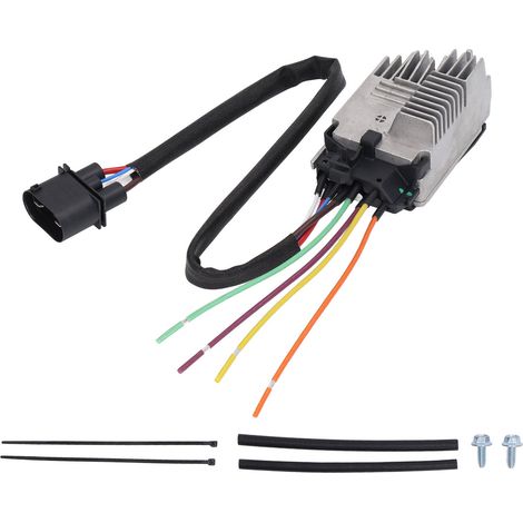 Unité de commande de ventilateur de refroidissement de radiateur de moteur, remplacement haute Performance pour A4 A5 A6 (1/5)
