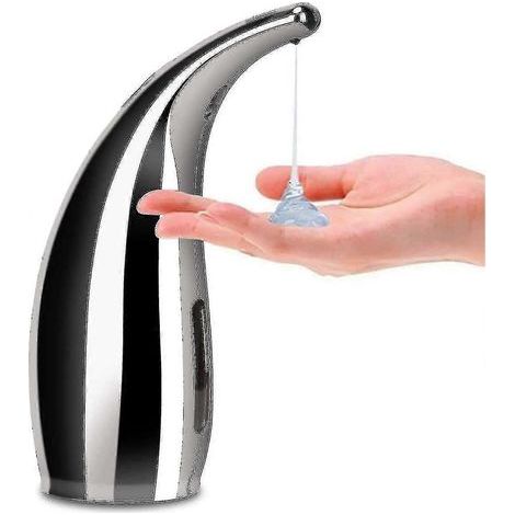 Automatischer Seifenspender (300 ml) – Silberner, berührungsloser Infrarot-Seifenspender (1/5)