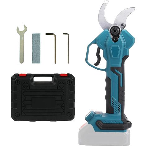 Battery Pruning Shears for Makita 18 V, Rechargeable Pruning Shears Electric Pruning Shears with LCD Display, 40 mm Cutting Diameter for Pruning Trees, Fruit Trees, Flowers (No Battery and Charger) (1/5)
