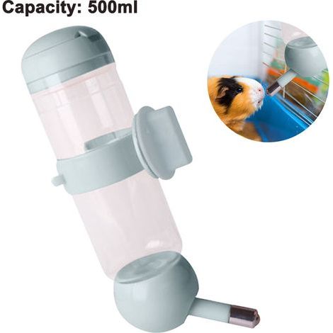 Abreuvoir anti-goutte pour chien, bouteille/distributeur d'eau pour cage, bouilloire réglable en hauteur. (1/5)