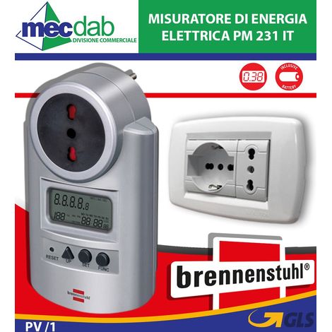 Misuratore di costi ed energia elettrica Brennenstuhl (1/2)