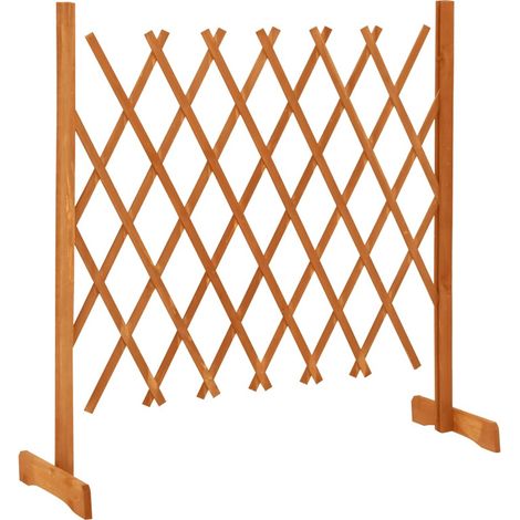 FIMEI Clôture en treillis de jardin Orange 120x90 cm Bois de sapin (1/5)