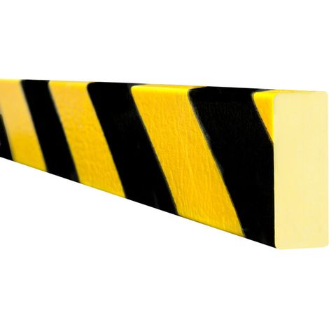 Protection antichoc Moravia MORION surface rectangulaire 50 x 20 mm longueur 5000 mm jaune/noir (1/4)