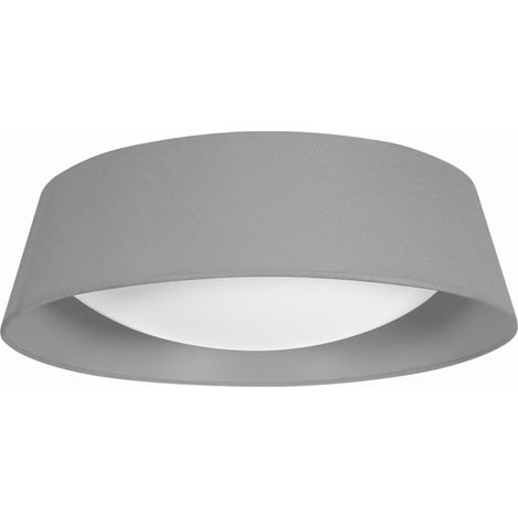 Plafonnier LED Candellux MOLA tissu 46cm 16W gris 4000K (1/2)