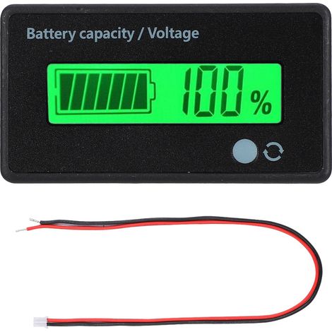 Lot GY-6D PCB HTN Indicateur Son-Lumière Alarme Capacité Batterie Moniteur Affichage 12-84V (Lumière Verte) (1/5)