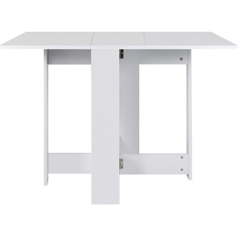 Klapptisch Esstisch Tisch klappbar Raumwunder 1037673.4cm Tisch 4 Farben Möbel[Weiß]