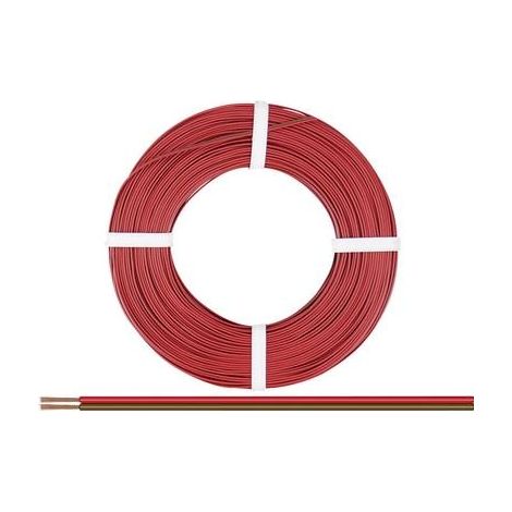 DONAU ELEKTRONIK 225-080-25 CABLE CABLEADO 2 X 0,25 MM ROJO-MARRON 25 M