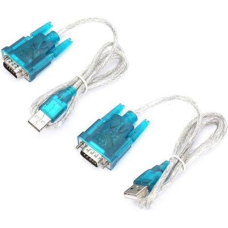 Adaptateur série USB vers RS232 HL-340 (2 câbles série à 9 broches) (1/4)