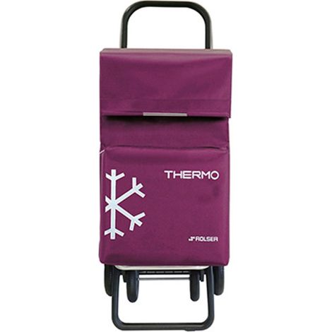 Carro compra termo "Sbelta" mf de 4 ruedas color burdeos ter039 rolser