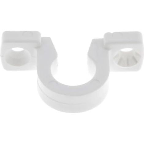 Lacet espagnolette en plastique blanc 36mm – Butée pour volet battant – Fixation robuste – Compatible fenêtres standard (1/3)