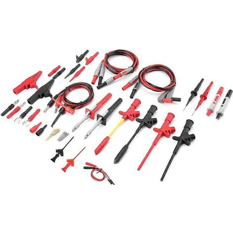 Jeu de cordons de test pour multimètre P1600E 15 en 1 avec sondes de test interchangeables et câbles de test BNC (1/4)