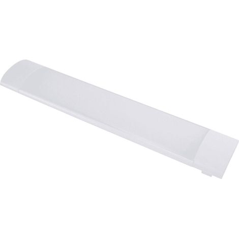 Plafonnier LED, rampe lumineuse pour cuisine, 25 W, 2500 lm, 4000 k, éclairage de plafond 61 x 12 x 3 cm, blanc (1/5)
