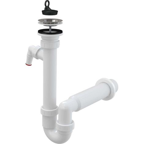 Alcadrain Siphons - Geruchsverschluss, Durchmesser 70 mm, mit Anschluss, Kunststoff A810-DN50 (1/2)