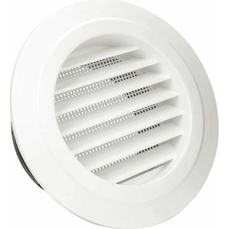 Bouche de Ventilation,6 Grille de Ventilation Ronde ABS avec Anti Insectes Grille de Protection pour Conduits,Bouche de Ventilation avec Grille de Protection (ø150mm) (1/5)