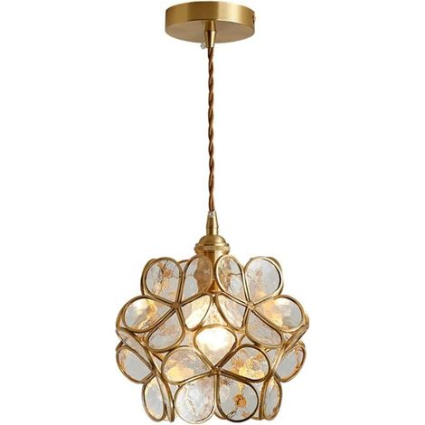 Generic Petal Shaped Pendant Chandelier Compatible with Bedrooms with Kitchen Island Lighting Fixture Chandelier (1/5)