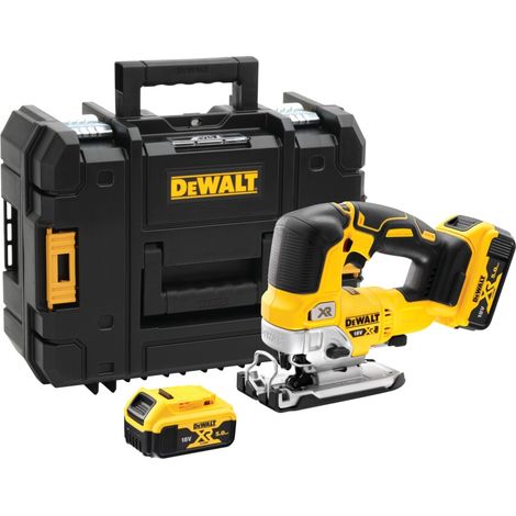 DeWALT DCS334P2 18V XR Brushless Top Handle Jigsaw 2x5ah Batts (1/5)