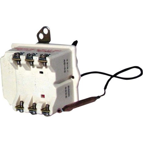 Thermostat de chauffe-eau 1 sonde tripolaire – Température de sécurité 75°C – Longueur bulbe 370mm – Contact bipolaire – BSD0000607 – Cotherm