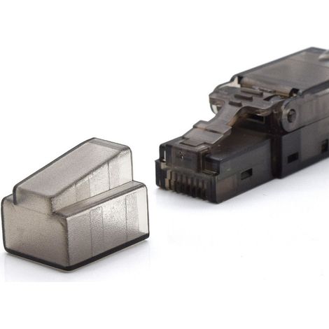 WP WPC-MDP-88-6AUP-TL Drahtverbinder RJ-45 Schwarz, Durchscheinend
