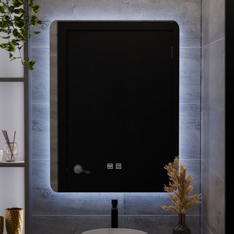 Miroir LED Touch Alexandra Systeme Desembuage 45x60cm (1/5)