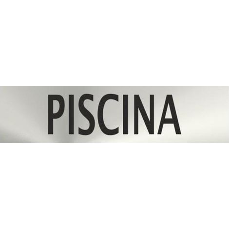 Señal Informativa Piscina de Acero Inoxidable SEKURECO (1/2)