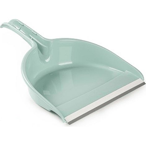 Recogedor de mano plastico con goma Verde claro (1/4)