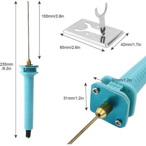 Professionelle Schaumstoffschneidemaschine, 10 cm elektrisches Schaumstoffschneidewerkzeug-Set, 100–240 V, 18 W, Prozess (1/3)
