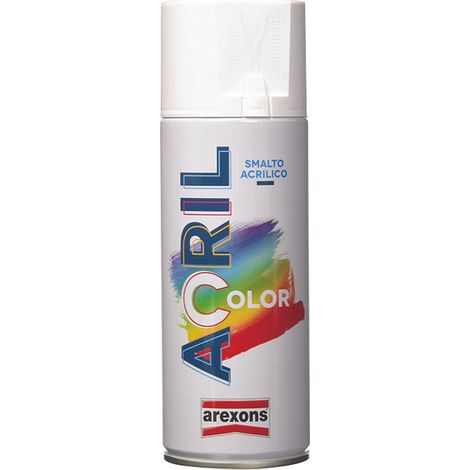 ACRILCOLOR SMALTO ACRILICO SPRAY- - ml.400 - verde reseda RAL 6011 (3947) - 6 pezzi AREXONS