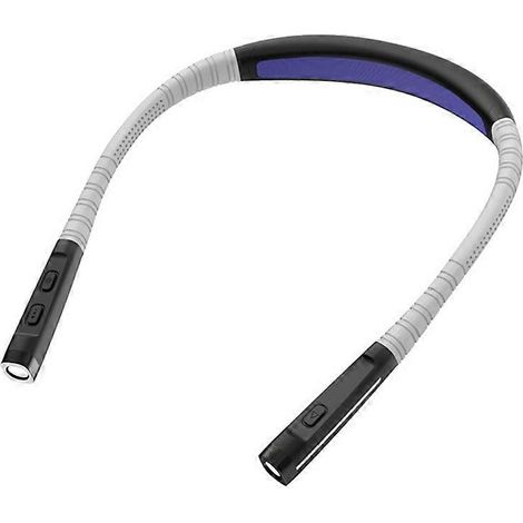 Flexible LED-Leselampe zum Umhängen, USB-aufladbar, tragbare Taschenlampe für Nachtsport, langlebige Campinglampe B (1/5)