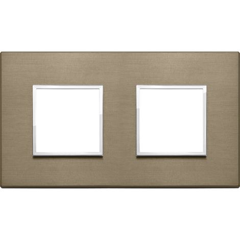 VIMAR - 21643.05 Plaque 4M (2+2) int71 bronze foncé