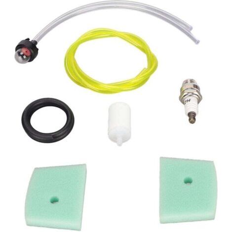 NALOOKAMIC Filtre à Air de Carburant, 530047721 Filtre à Air avec Bougie D'allumage Ampoule D'amorçage Accessoire de Remplacement pour Tronçonneuse Husqvarna 123L 322C