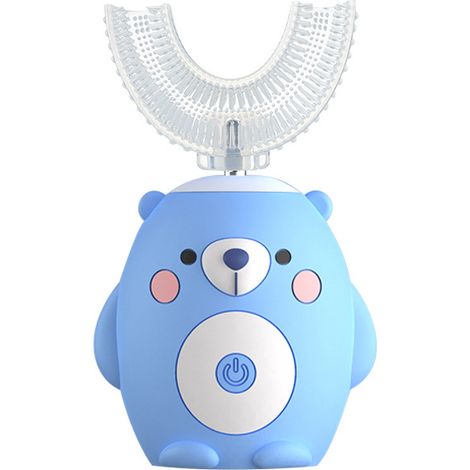 Brosses à dents électriques pour enfants de 7 à 14 ans, bleues B-AquaForge