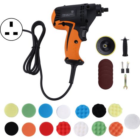 Lustreuse électrique portable 980W pour voiture, bois et métal – Polisseur lavable, facile à utiliser, finition soignée 220V (1/5)