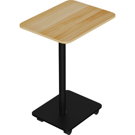 C Shaped Side Table with Wheels (1/2)