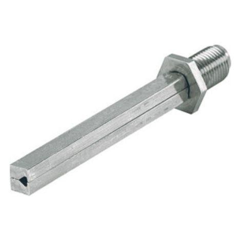 HOPPE 6078810 FDW-Profilstift  Vierkant 8 mm Länge 80 mm Eisen verzinkt