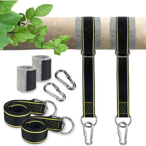 Kit de sangles pour balançoire de 3 m - Sangles robustes pour hamac, 1 sangle, solution simple et rapide pour suspendre n'importe quelle balançoire (1/5)