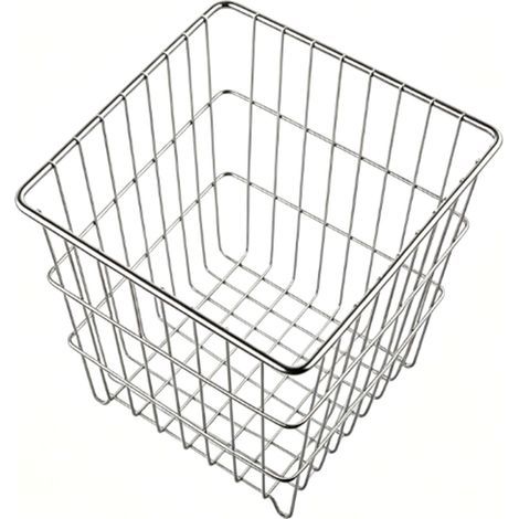 Panier métallique multifonctionnel en acier inoxydable 304, organisateur de stockage des aliments pour Fruits, légumes, collations assaisonnements M (1/5)