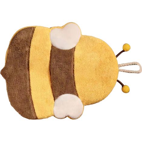 Serviette épaisse absorbante à motif d'animaux mignons et d'abeilles, idéale pour la cuisine et les enfants. Parfaite pour la maison. (1/4)