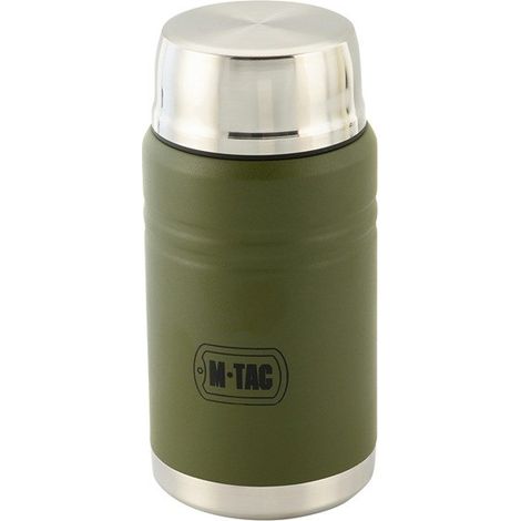M-Tac Isolierter Lebensmittelbehälter of 25 oz, Thermobehälter of aus Edelstahl mit auslaufsicherem Deckel of und Löffel. (1/5)