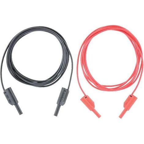 Metrel cable de medida 10m rojo y negro