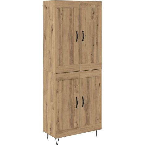 Maison Exclusive - Haut Armoire Chêne artisanal 69,5 x 34 x 180 cm (1/5)