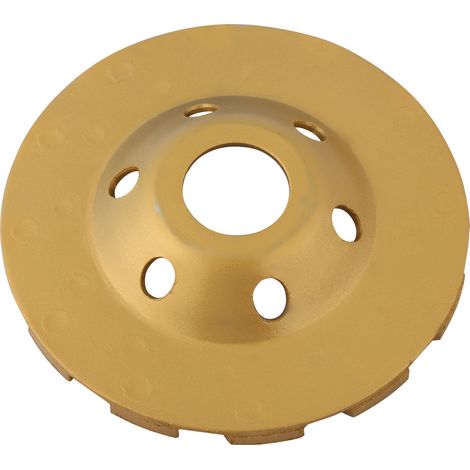 10 cm Diamantsegment-Schleifscheibe mit 6 Löchern für Marmor, Beton und Stein (1/5)