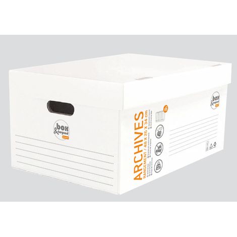 Caja de cartón para archivos