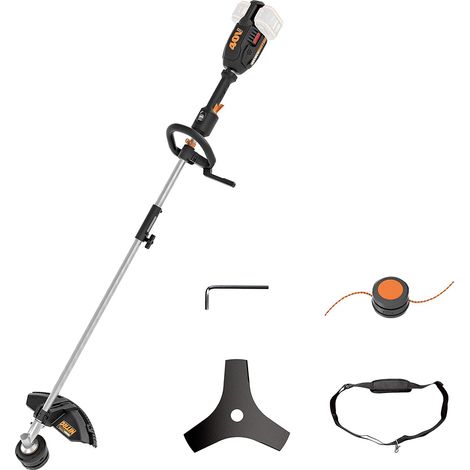 Worx Akku Rasentrimmer WG186E.92 Freischneider Motorsense 40V (2x20V) (1/2)