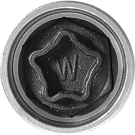 Diebstahlsicherer Schraubenschlüssel mit Steckschlüssel, Security Master Radmutternschlüssel 819 / W 17mm Steckschlüssel-Ersatz