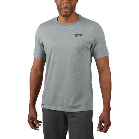 MILWAUKEE T-SHIRT Z KRÓTKIM RĘKAWEM - SZARY HTSSGR-S (1/2)