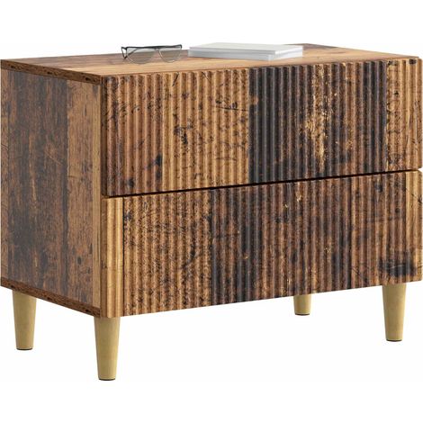 Maison Exclusive - Nachttisch Altholz 62 x 34,5 x 48 cm Holzwerks