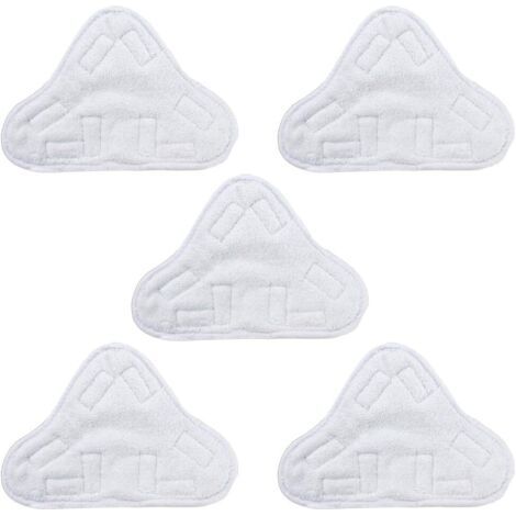Sollbry Tampons de vadrouille à vapeur 6 pièces, tapis de nettoyage en microfibre de cuisine réutilisables compatibles avec les chiffons et tampons de vadrouille à vapeur H20 X5 (1/3)