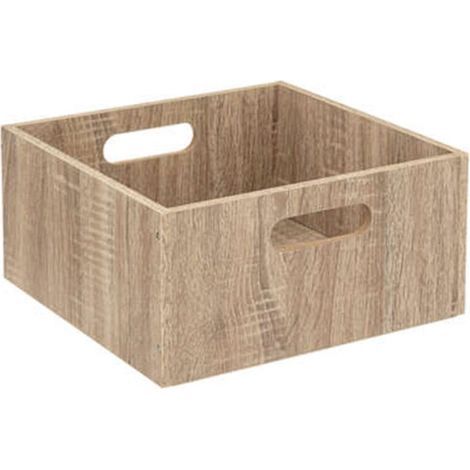 Boîte de Rangement en Bois "Mix n'Modul" 15x31cm Naturel (1/2)